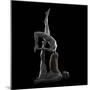 Nude male and female models posing together against black background-Panoramic Images-Mounted Photographic Print