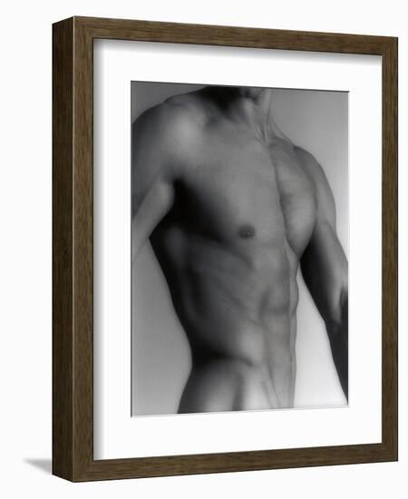 Nude Man's Torso-Cristina-Framed Photographic Print