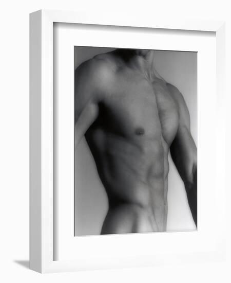 Nude Man's Torso-Cristina-Framed Photographic Print