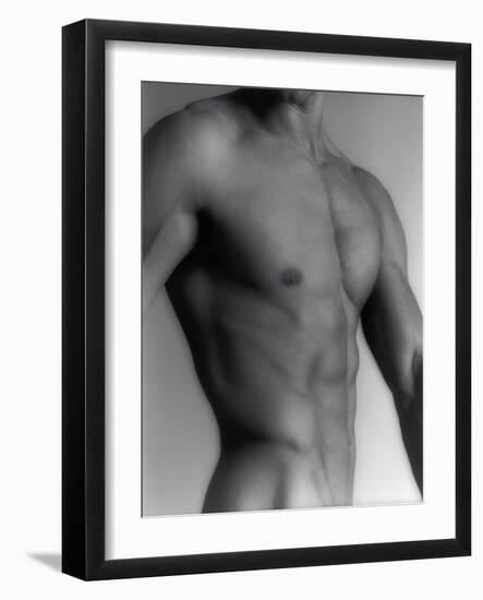 Nude Man's Torso-Cristina-Framed Photographic Print