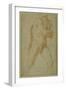 Nude Man Striding Forward, with Arms Folded and Looking over This Right Shoulder-Guido Reni-Framed Giclee Print