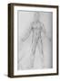 'Nude Man With Arms Stretched Out, Seen from the Front', c1480 (1945)-Leonardo Da Vinci-Framed Giclee Print