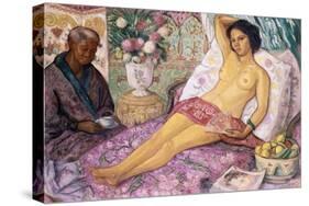 Nude Mestiza, 1923-Juan Echevarria-Stretched Canvas