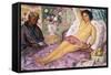 Nude Mestiza, 1923-Juan Echevarria-Framed Stretched Canvas