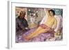 Nude Mestiza, 1923-Juan Echevarria-Framed Giclee Print