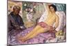 Nude Mestiza, 1923-Juan Echevarria-Mounted Giclee Print