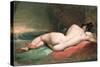 Nude Model Reclining, 19th Century-William Etty-Stretched Canvas