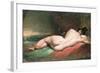 Nude Model Reclining, 19th Century-William Etty-Framed Giclee Print