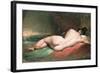 Nude Model Reclining, 19th Century-William Etty-Framed Giclee Print