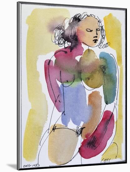 Nude No.3-Diana Ong-Mounted Premium Giclee Print