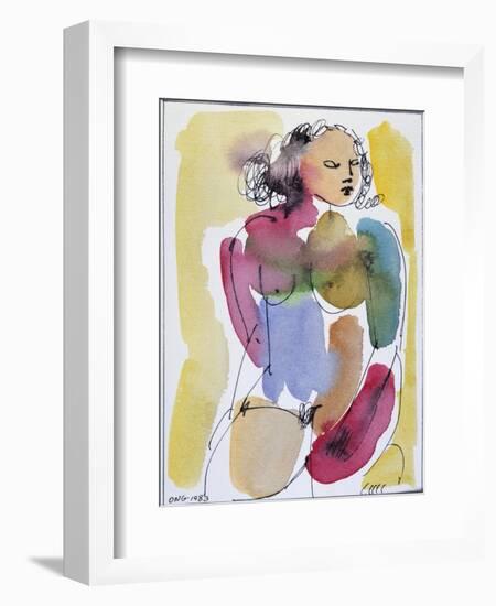 Nude No.3-Diana Ong-Framed Giclee Print