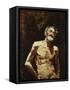 Nude of Old Man in the Sun-Mariano Fortuny y Marsal-Framed Stretched Canvas