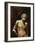 Nude of Old Man in the Sun-Mariano Fortuny y Marsal-Framed Giclee Print