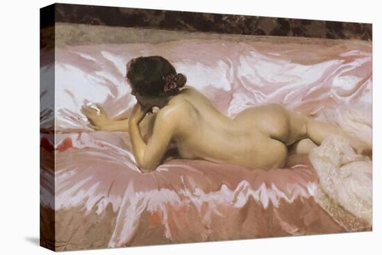 Nude of Woman-Joaquín Sorolla y Bastida-Stretched Canvas