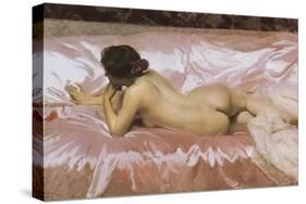 Nude of Woman-Joaquín Sorolla y Bastida-Stretched Canvas