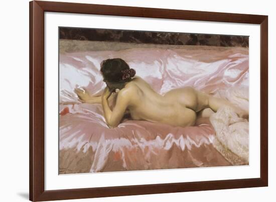 Nude of Woman-Joaquín Sorolla y Bastida-Framed Premium Giclee Print