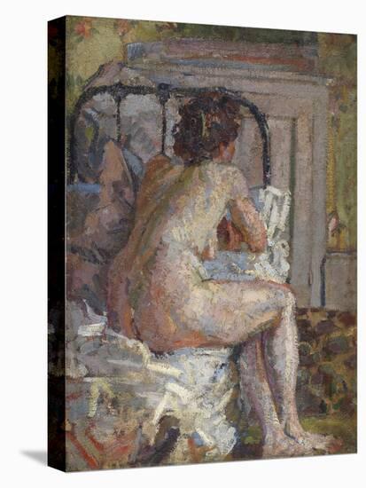 Nude on a Bed, c.1914-Harold Gilman-Stretched Canvas