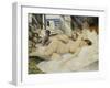 Nude on a Bed, South of France-Christopher Richard Wynne Nevinson-Framed Giclee Print