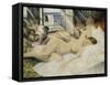 Nude on a Bed, South of France-Christopher Richard Wynne Nevinson-Framed Stretched Canvas