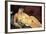 Nude on a Blue Cushion-Amedeo Modigliani-Framed Art Print