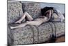 Nude on a Couch, C.1880-Gustave Caillebotte-Mounted Giclee Print