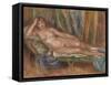 Nude on a Couch-Pierre-Auguste Renoir-Framed Stretched Canvas