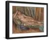 Nude on a Couch-Pierre-Auguste Renoir-Framed Giclee Print