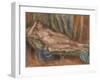 Nude on a Couch-Pierre-Auguste Renoir-Framed Giclee Print