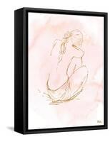 Nude on Pink I-Patricia Pinto-Framed Stretched Canvas