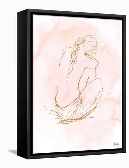 Nude on Pink I-Patricia Pinto-Framed Stretched Canvas