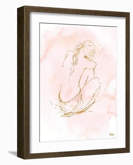 Nude on Pink I-Patricia Pinto-Framed Art Print