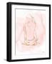 Nude on Pink II-Patricia Pinto-Framed Art Print