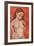 Nude on red-Pablo Picasso-Framed Collectable Print