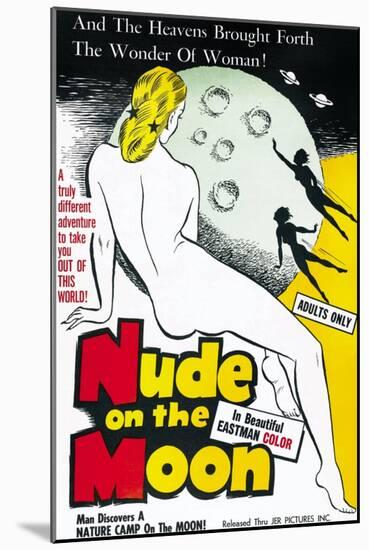 Nude On the Moon, 1961-null-Mounted Art Print