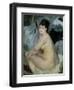 Nude, or Nude Seated on a Sofa, 1876-Pierre-Auguste Renoir-Framed Giclee Print