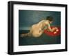 Nude Playing Solitaire-Félix Vallotton-Framed Giclee Print