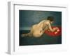 Nude Playing Solitaire-Félix Vallotton-Framed Giclee Print