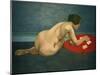 Nude Playing Solitaire-Félix Vallotton-Mounted Giclee Print