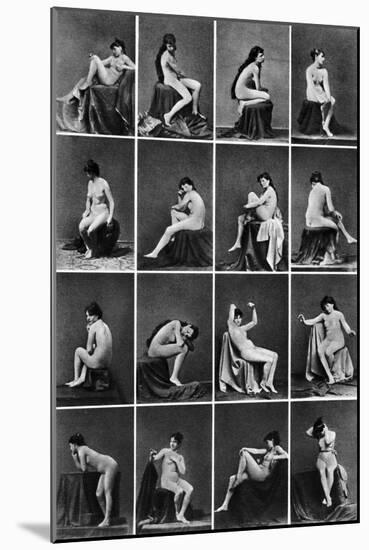 Nude Posing, C1875-null-Mounted Giclee Print