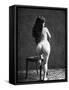 Nude Posing: Rear View-null-Framed Stretched Canvas