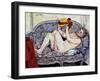 Nude Reaching on a Sofa, 1928-Suzanne Valadon-Framed Giclee Print