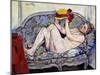 Nude Reaching on a Sofa, 1928-Suzanne Valadon-Mounted Giclee Print