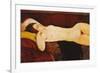 Nude Reclining-Amedeo Modigliani-Framed Art Print