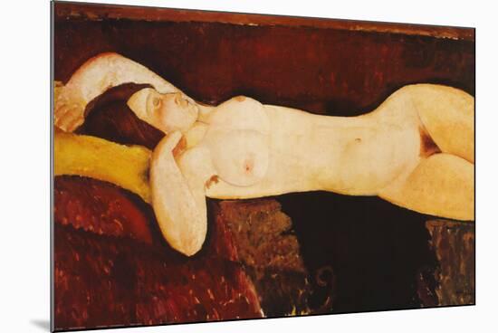 Nude Reclining-Amedeo Modigliani-Mounted Art Print