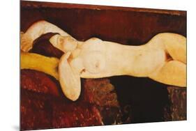 Nude Reclining-Amedeo Modigliani-Mounted Art Print