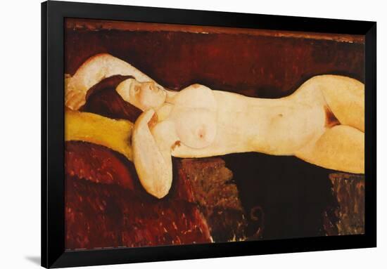 Nude Reclining-Amedeo Modigliani-Framed Art Print