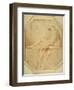Nude Seated and Turning Away, Grasping a Staff in His Left Hand-Carlo Maratti-Framed Giclee Print