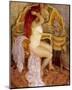 Nude Seated at Her Dressing Table, 1909-Frederick Carl Frieseke-Mounted Premium Giclee Print