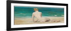 Nude Seated on the Shore, 1888-John Reinhard Weguelin-Framed Giclee Print