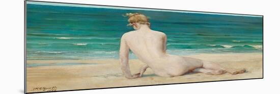Nude Seated on the Shore, 1888-John Reinhard Weguelin-Mounted Giclee Print